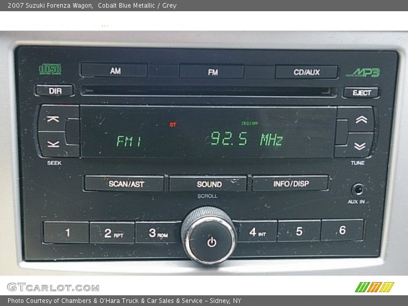 Cobalt Blue Metallic / Grey 2007 Suzuki Forenza Wagon
