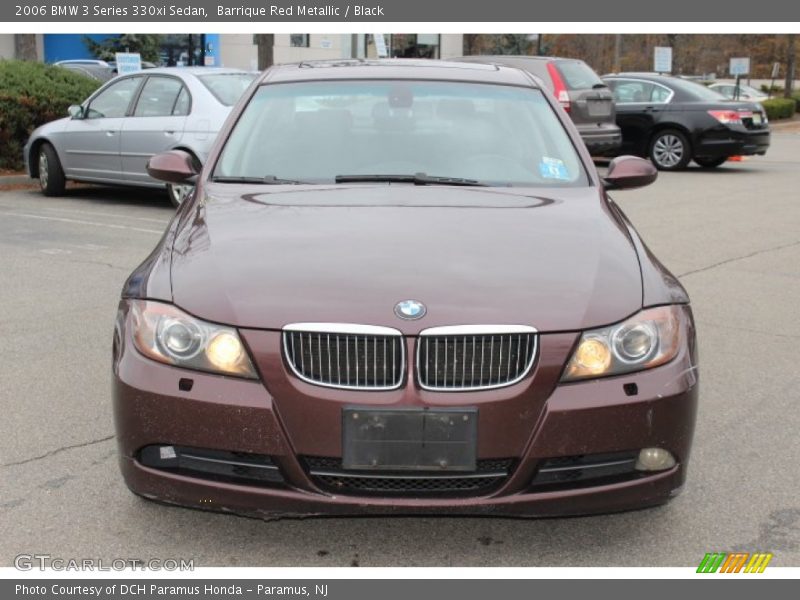 Barrique Red Metallic / Black 2006 BMW 3 Series 330xi Sedan