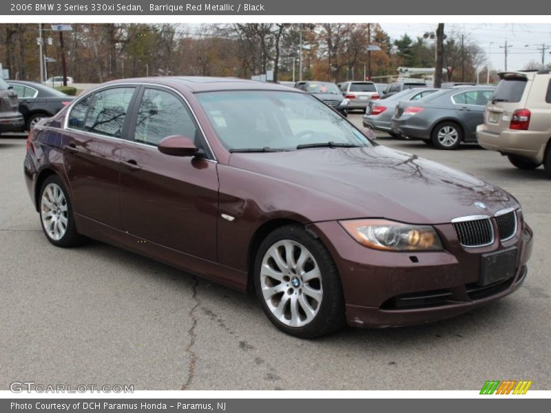 Barrique Red Metallic / Black 2006 BMW 3 Series 330xi Sedan