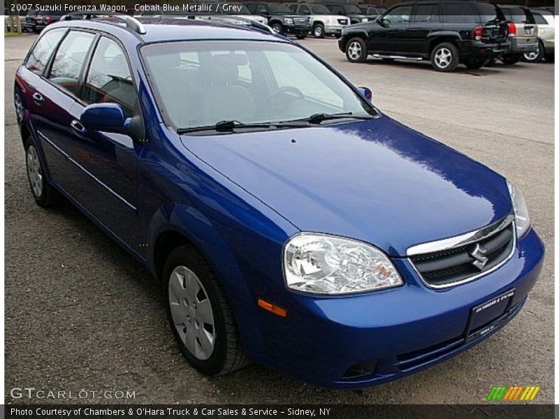 Cobalt Blue Metallic / Grey 2007 Suzuki Forenza Wagon