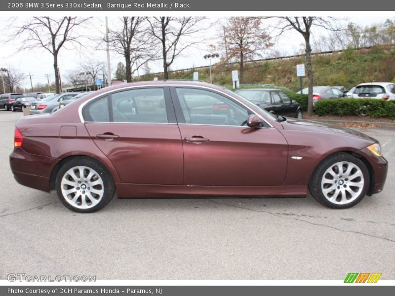 Barrique Red Metallic / Black 2006 BMW 3 Series 330xi Sedan