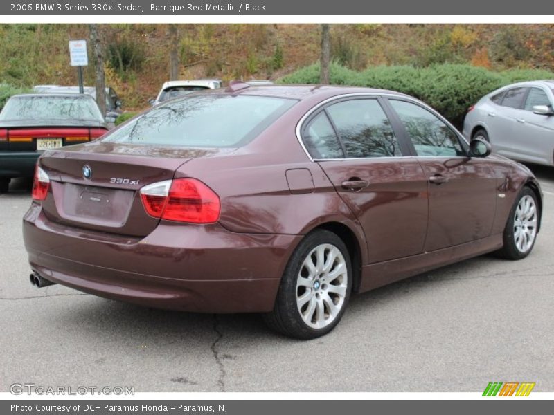 Barrique Red Metallic / Black 2006 BMW 3 Series 330xi Sedan