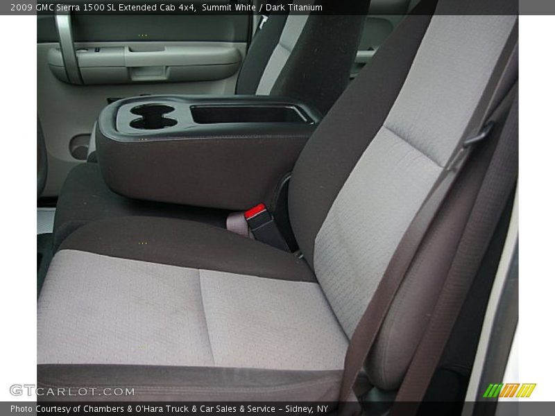 Summit White / Dark Titanium 2009 GMC Sierra 1500 SL Extended Cab 4x4
