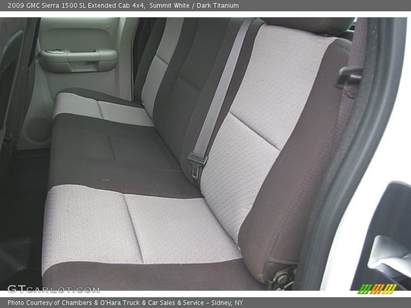 Summit White / Dark Titanium 2009 GMC Sierra 1500 SL Extended Cab 4x4