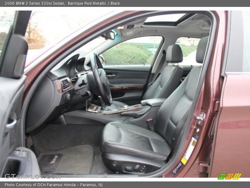 Barrique Red Metallic / Black 2006 BMW 3 Series 330xi Sedan