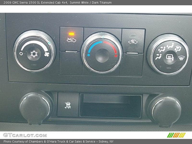Summit White / Dark Titanium 2009 GMC Sierra 1500 SL Extended Cab 4x4