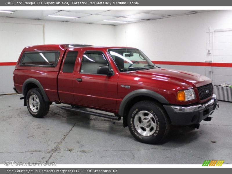 Toreador Red Metallic / Medium Pebble 2003 Ford Ranger XLT SuperCab 4x4