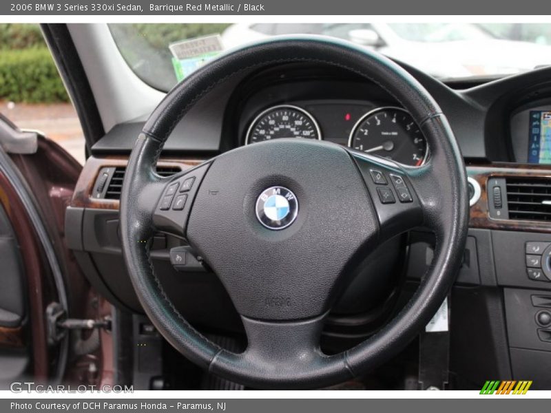 Barrique Red Metallic / Black 2006 BMW 3 Series 330xi Sedan