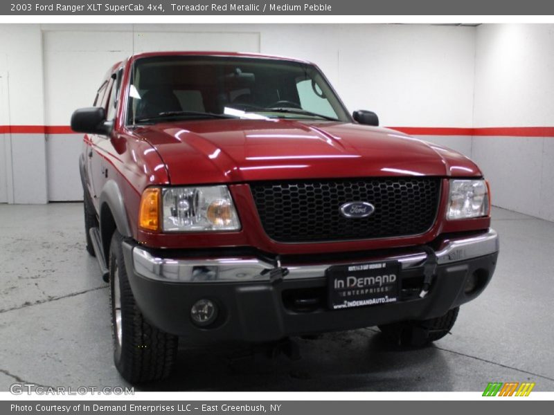 Toreador Red Metallic / Medium Pebble 2003 Ford Ranger XLT SuperCab 4x4