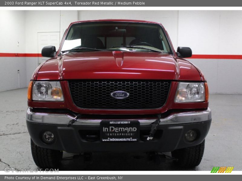 Toreador Red Metallic / Medium Pebble 2003 Ford Ranger XLT SuperCab 4x4