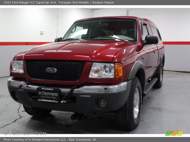 Toreador Red Metallic / Medium Pebble 2003 Ford Ranger XLT SuperCab 4x4