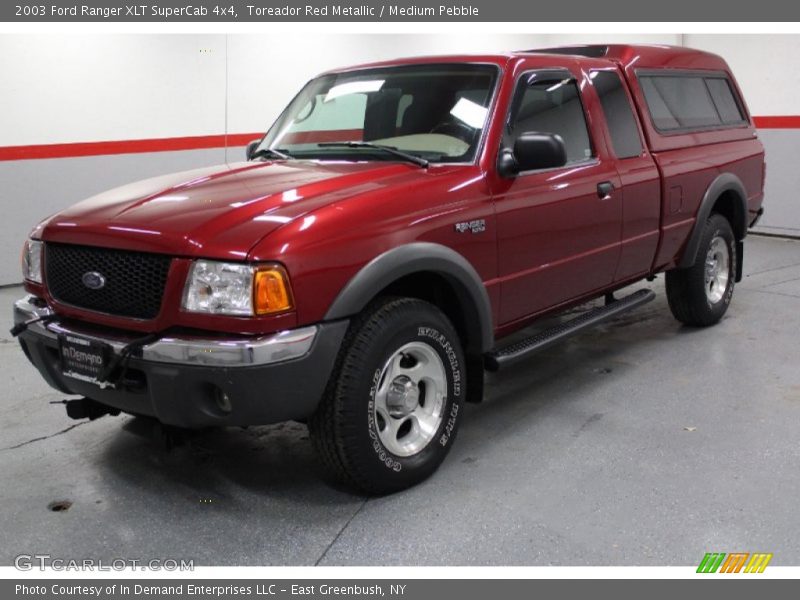 Toreador Red Metallic / Medium Pebble 2003 Ford Ranger XLT SuperCab 4x4