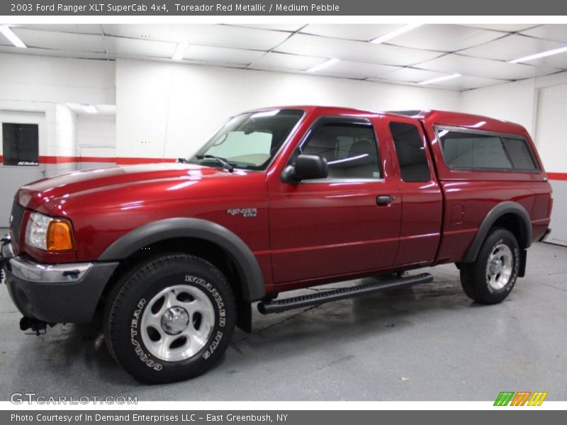 Toreador Red Metallic / Medium Pebble 2003 Ford Ranger XLT SuperCab 4x4