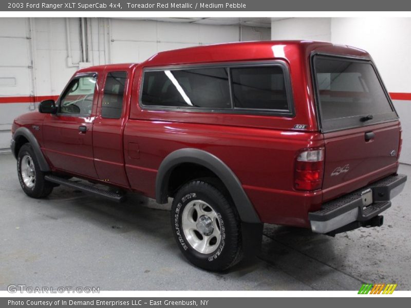 Toreador Red Metallic / Medium Pebble 2003 Ford Ranger XLT SuperCab 4x4