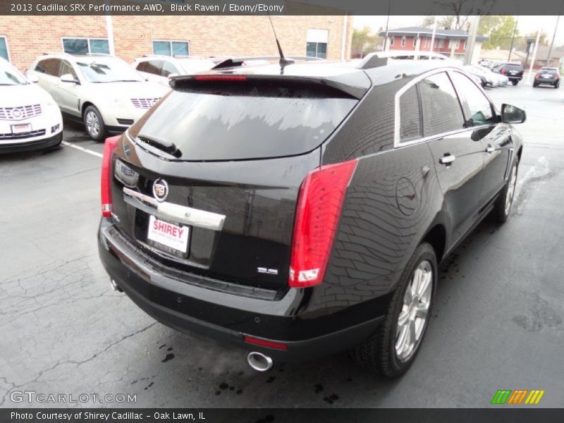 Black Raven / Ebony/Ebony 2013 Cadillac SRX Performance AWD