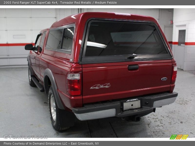 Toreador Red Metallic / Medium Pebble 2003 Ford Ranger XLT SuperCab 4x4