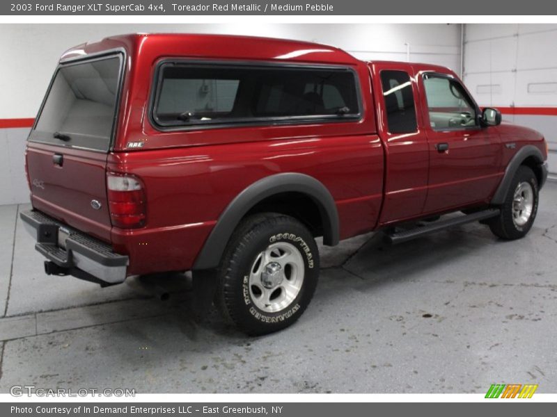 Toreador Red Metallic / Medium Pebble 2003 Ford Ranger XLT SuperCab 4x4