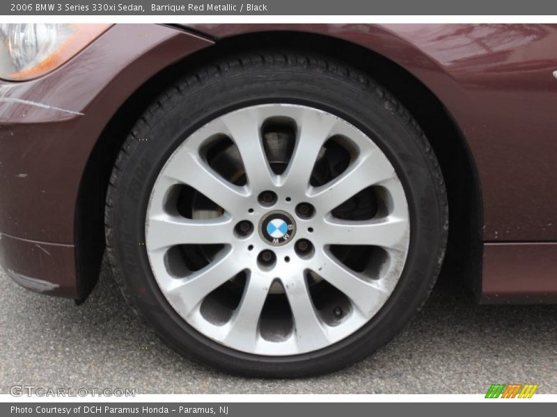 Barrique Red Metallic / Black 2006 BMW 3 Series 330xi Sedan