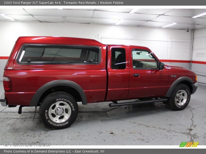 Toreador Red Metallic / Medium Pebble 2003 Ford Ranger XLT SuperCab 4x4