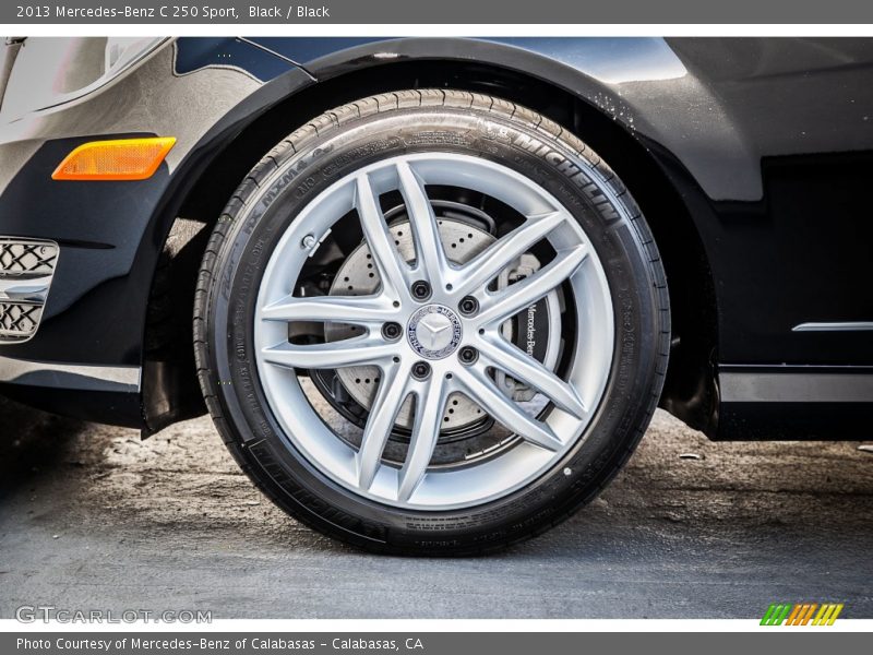 Black / Black 2013 Mercedes-Benz C 250 Sport