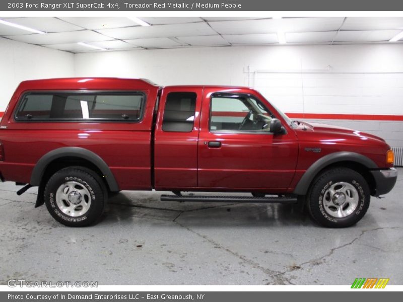 Toreador Red Metallic / Medium Pebble 2003 Ford Ranger XLT SuperCab 4x4