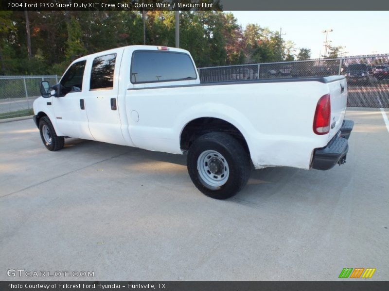 Oxford White / Medium Flint 2004 Ford F350 Super Duty XLT Crew Cab