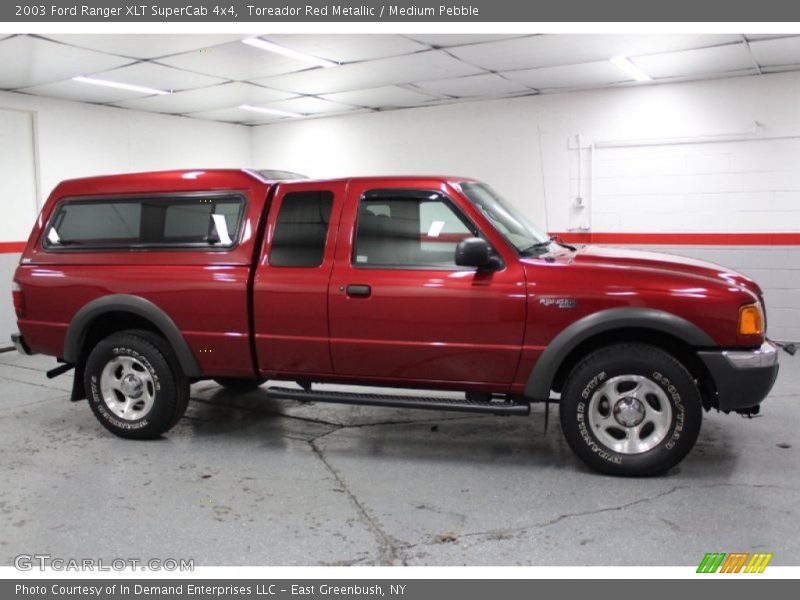 Toreador Red Metallic / Medium Pebble 2003 Ford Ranger XLT SuperCab 4x4