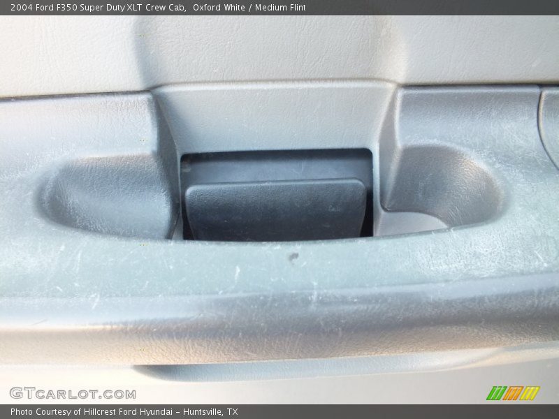 Oxford White / Medium Flint 2004 Ford F350 Super Duty XLT Crew Cab