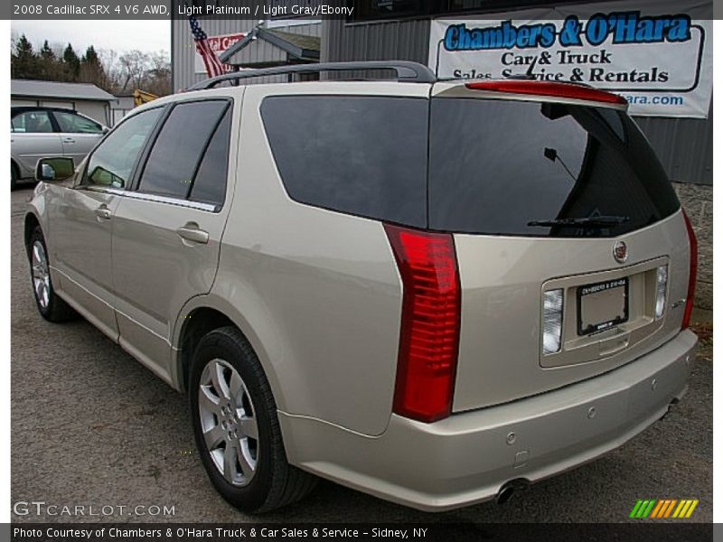 Light Platinum / Light Gray/Ebony 2008 Cadillac SRX 4 V6 AWD