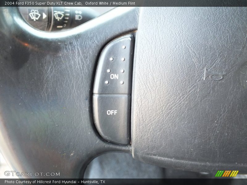 Oxford White / Medium Flint 2004 Ford F350 Super Duty XLT Crew Cab