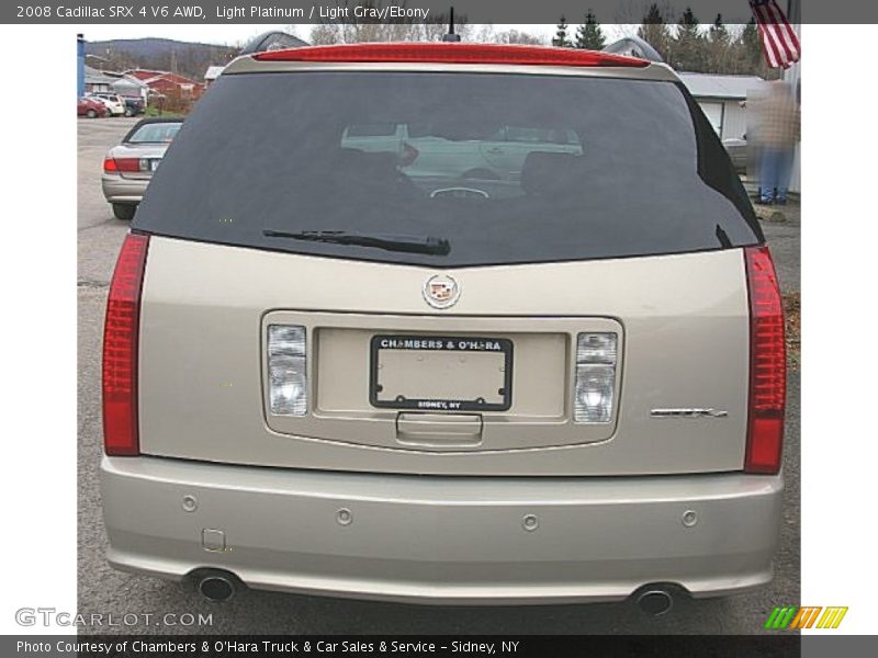 Light Platinum / Light Gray/Ebony 2008 Cadillac SRX 4 V6 AWD