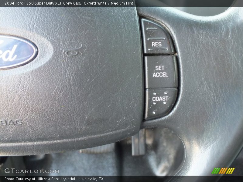Oxford White / Medium Flint 2004 Ford F350 Super Duty XLT Crew Cab