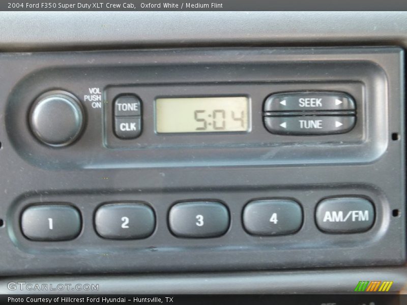 Oxford White / Medium Flint 2004 Ford F350 Super Duty XLT Crew Cab