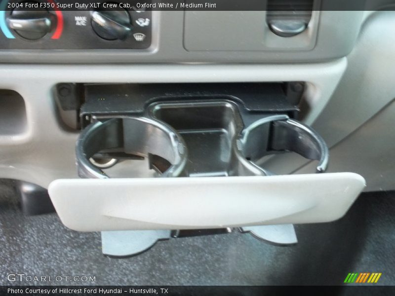 Oxford White / Medium Flint 2004 Ford F350 Super Duty XLT Crew Cab