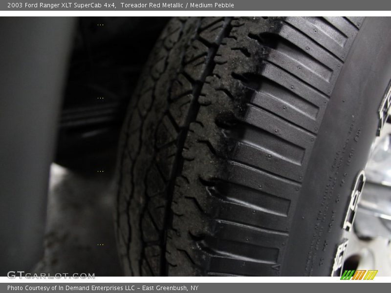 Toreador Red Metallic / Medium Pebble 2003 Ford Ranger XLT SuperCab 4x4