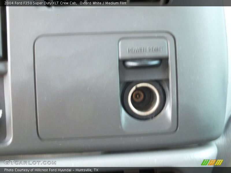 Oxford White / Medium Flint 2004 Ford F350 Super Duty XLT Crew Cab