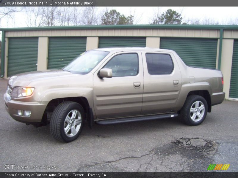 Mocha Metallic / Black 2009 Honda Ridgeline RTL