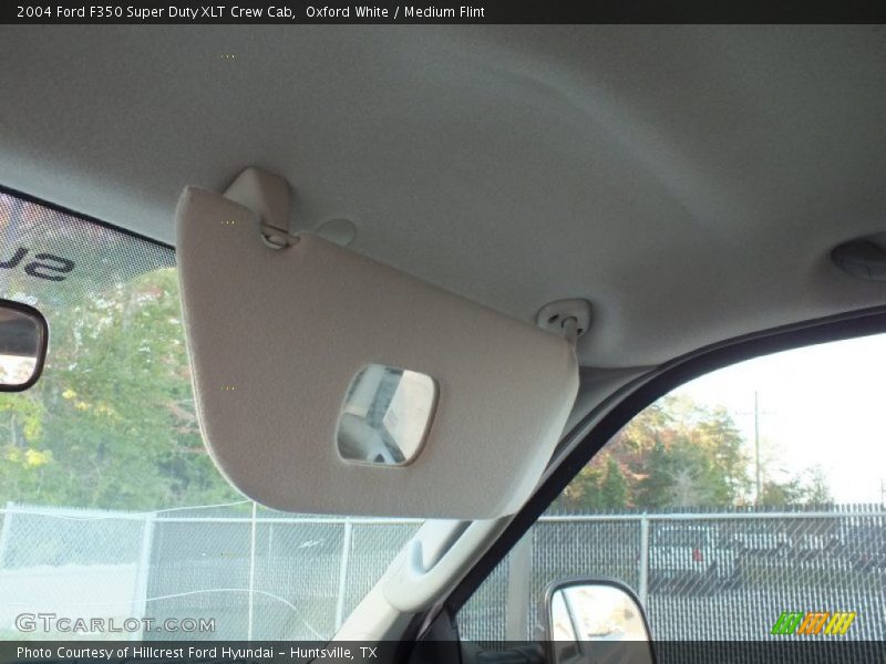 Oxford White / Medium Flint 2004 Ford F350 Super Duty XLT Crew Cab