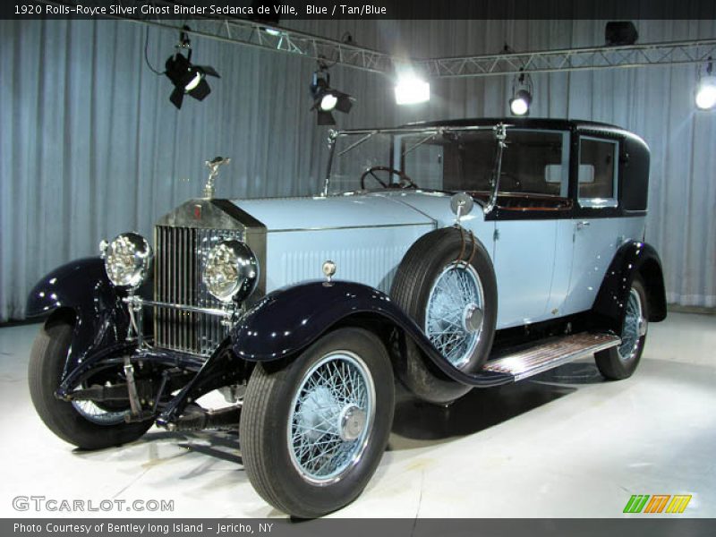 Blue / Tan/Blue 1920 Rolls-Royce Silver Ghost Binder Sedanca de Ville