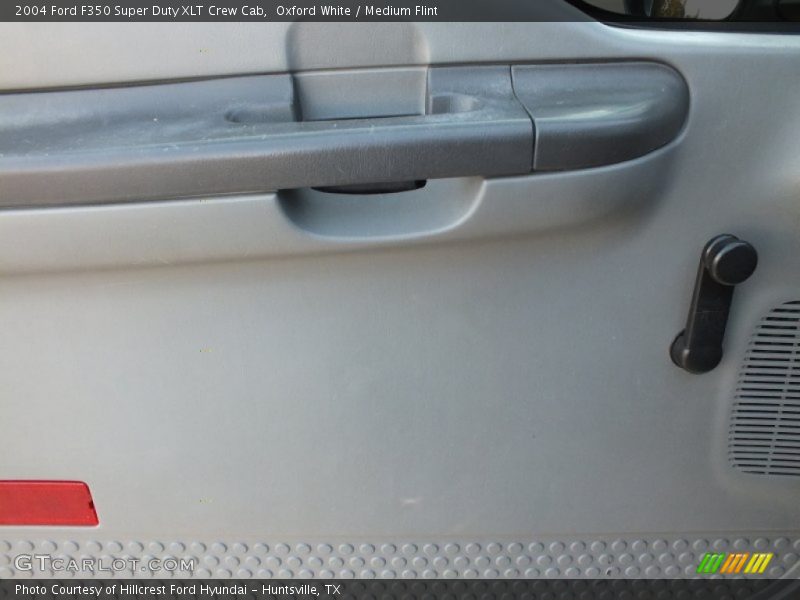 Oxford White / Medium Flint 2004 Ford F350 Super Duty XLT Crew Cab