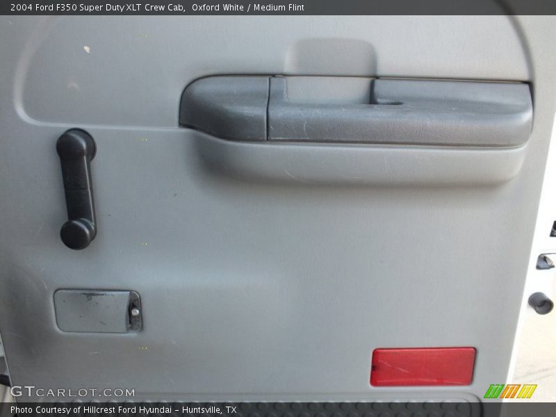 Oxford White / Medium Flint 2004 Ford F350 Super Duty XLT Crew Cab