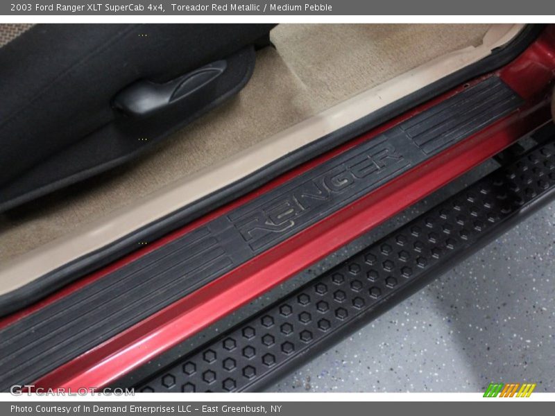 Toreador Red Metallic / Medium Pebble 2003 Ford Ranger XLT SuperCab 4x4