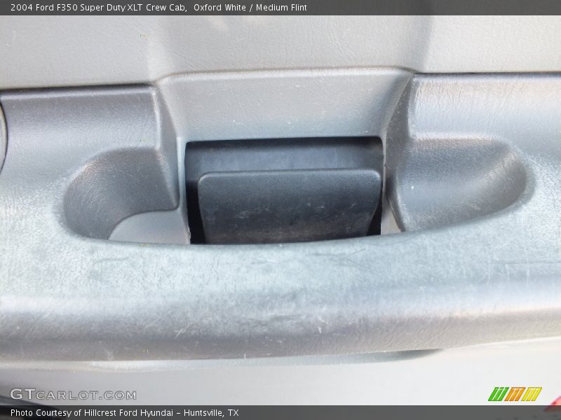 Oxford White / Medium Flint 2004 Ford F350 Super Duty XLT Crew Cab