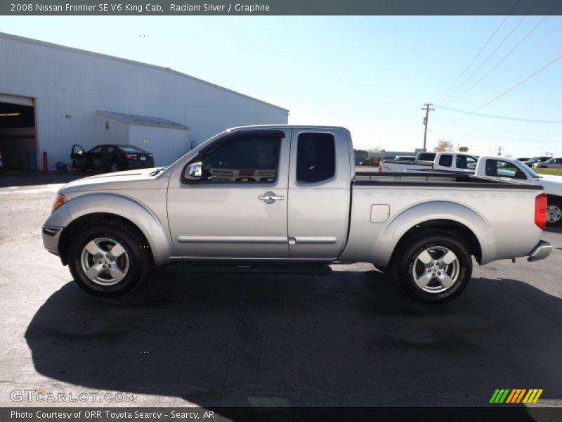 Radiant Silver / Graphite 2008 Nissan Frontier SE V6 King Cab