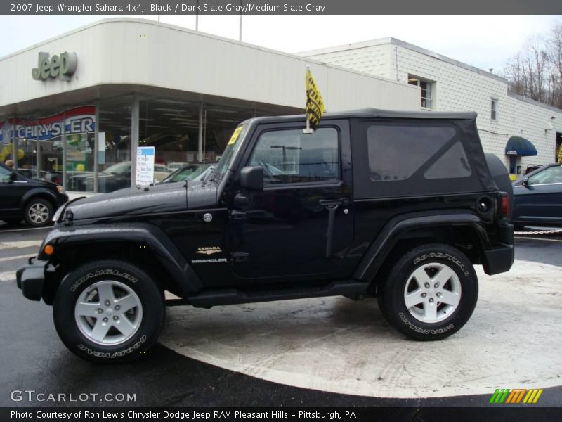 Black / Dark Slate Gray/Medium Slate Gray 2007 Jeep Wrangler Sahara 4x4