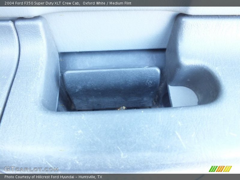 Oxford White / Medium Flint 2004 Ford F350 Super Duty XLT Crew Cab
