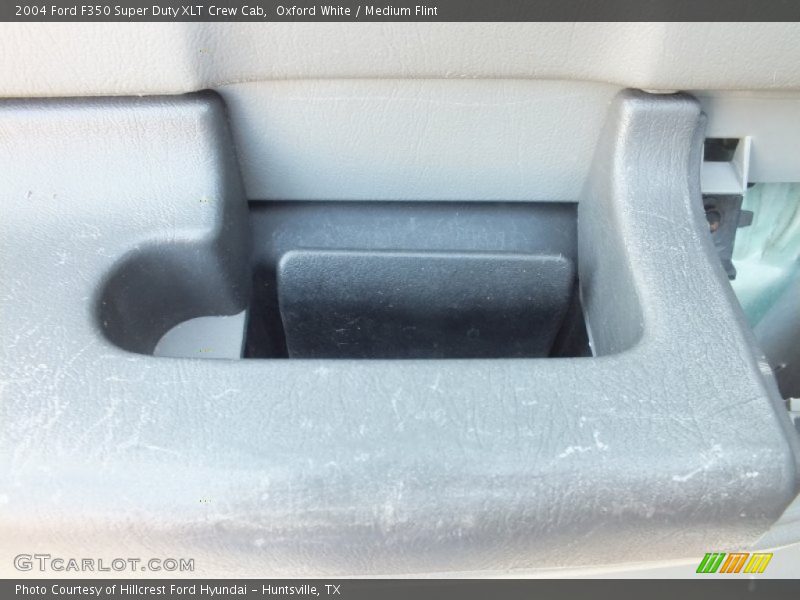 Oxford White / Medium Flint 2004 Ford F350 Super Duty XLT Crew Cab