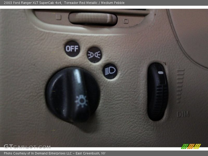 Toreador Red Metallic / Medium Pebble 2003 Ford Ranger XLT SuperCab 4x4