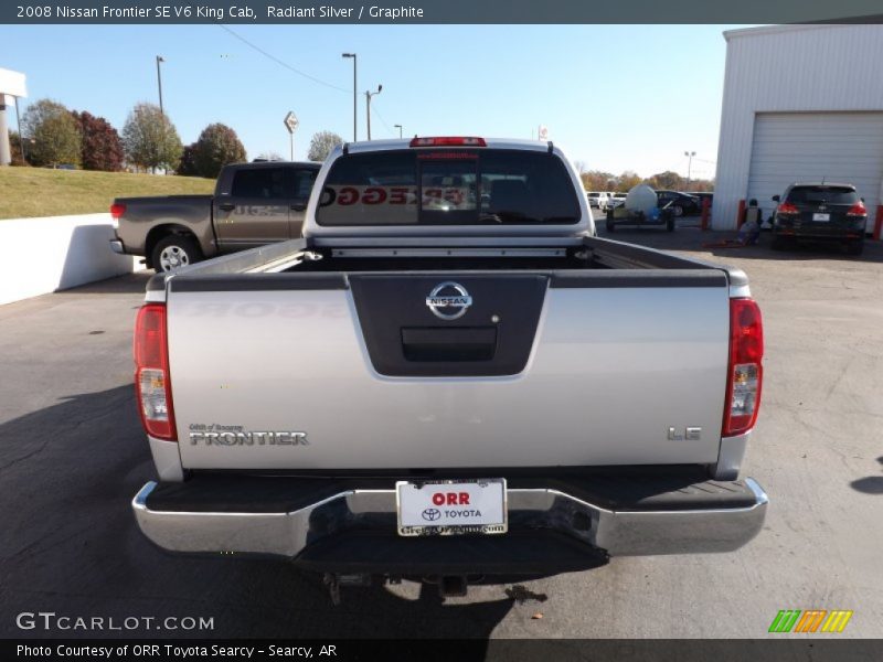 Radiant Silver / Graphite 2008 Nissan Frontier SE V6 King Cab