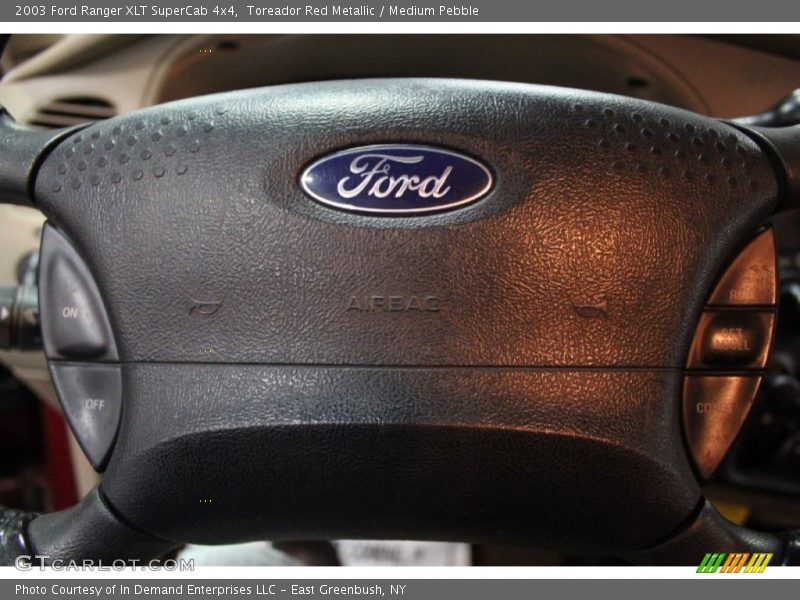 Toreador Red Metallic / Medium Pebble 2003 Ford Ranger XLT SuperCab 4x4